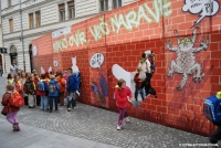 Using "The Wall" to raise awareness of landscape fragmentation