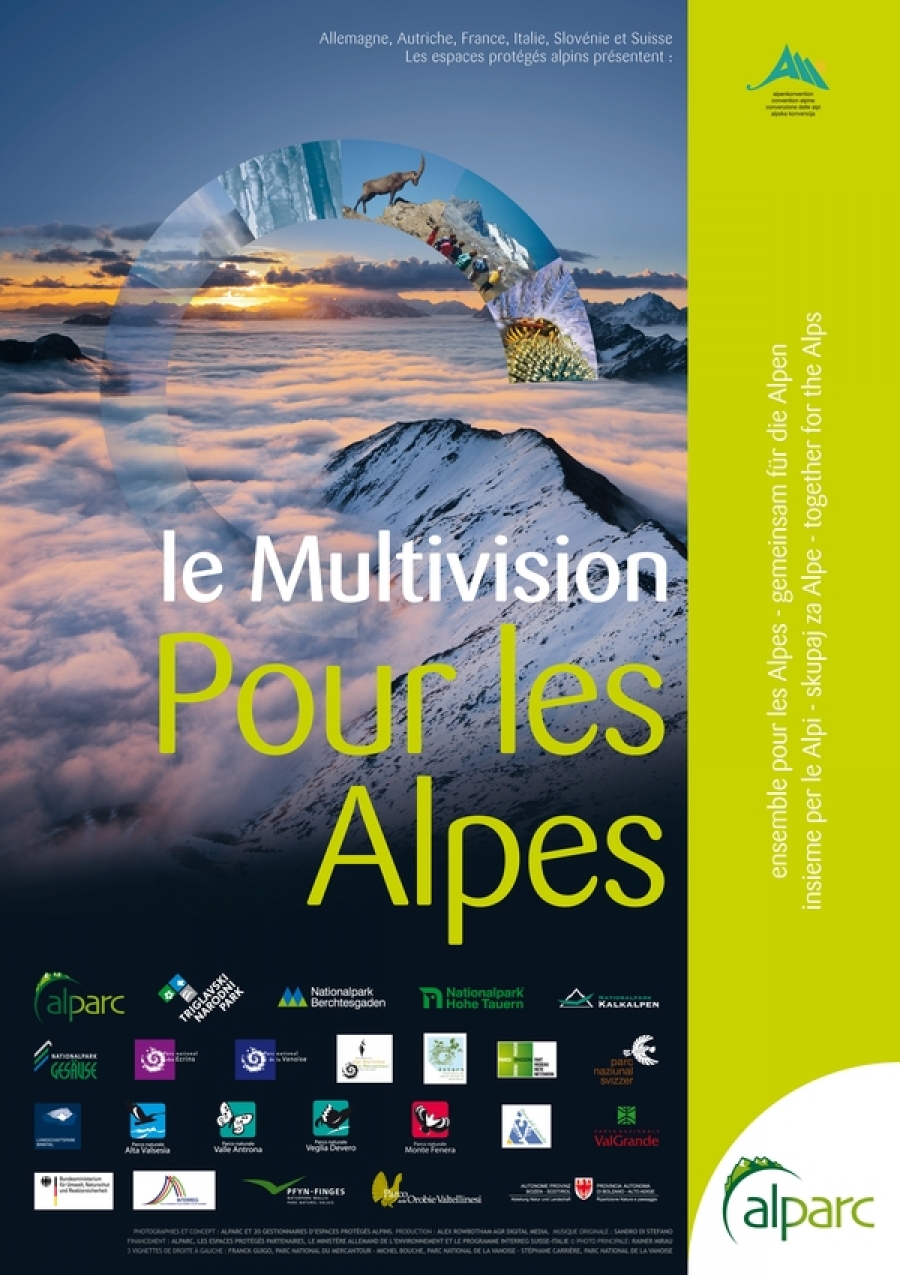 Discover the multivision show during the summer season in the Alps