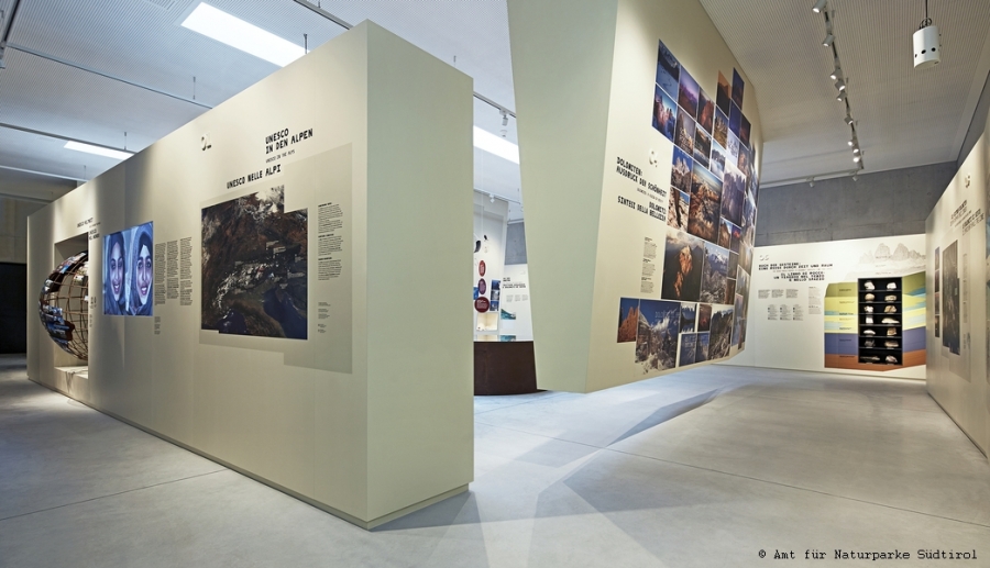 Nuova mostra permanente Dolomiti Patrimonio Mondiale UNESCO  al Centro Visite a Dobbiaco /Alto Adige