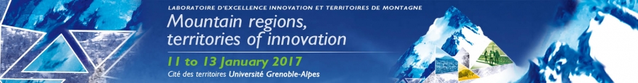 Conference :&quot; Mountain regions, territories of innovation&quot;